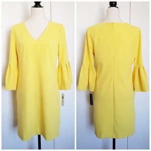 Donna Morgan Bell Sleeve Shift Dress